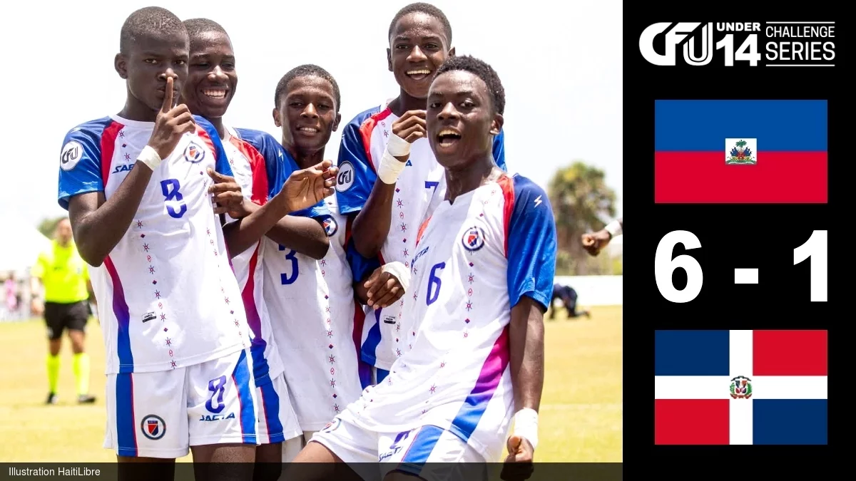 CFU Challenge 2026 (U-14) : Haiti qualifies for the final after crushing the Dominican Republic [6-1] in the semi-final