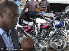 Haiti - Social : Réginald Delva addresses the regulation of motorcycle