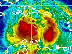 Haiti - Environment : ISAAC to 370km of Port-au-Prince - Banks close at noon