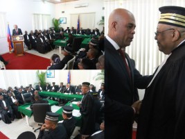 Haiti - Justice : Opening Ceremony of the Courts