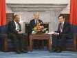 Haiti - Diplomacy : The President of Taiwan, Ma Ying-jeou received Duly Brutus