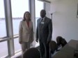 Haiti - Environment : Simon Dieuseul Desras met Ségolène Royal in New York