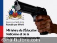 Haïti - Sécurité : Le Ministère de l’Éducation présente ses sympathies...