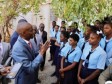 Haiti - Politic : Moïse went to the site of the future Lycée Jean-Jacques Dessalines