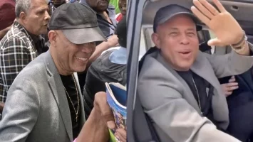 Former President Michel Martelly has arrived in Port-au-Prince