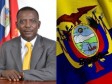 Haïti - Armée : Jean Rodolphe Joazile en Équateur